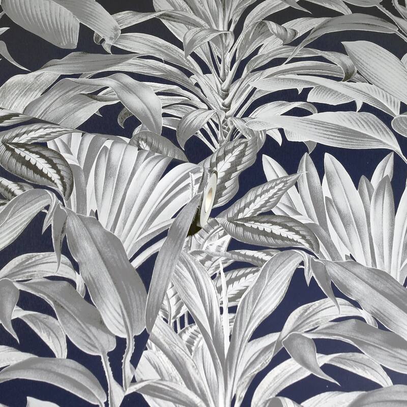 Arthouse Alice Navy Greenhouse Wallpaper