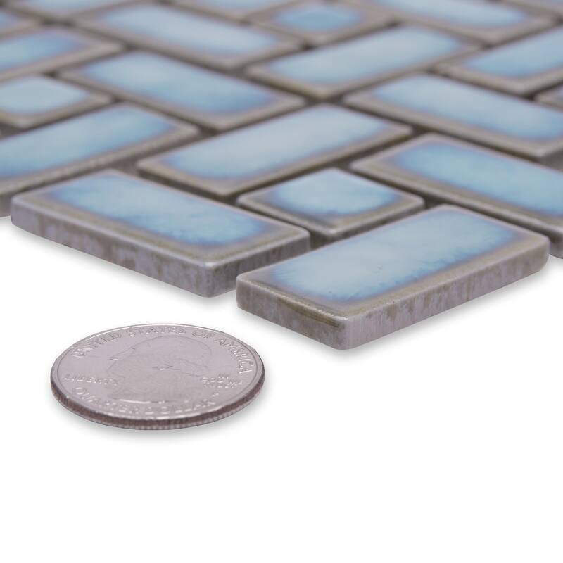 Merola Tile Hudson Spiral Marine 12-5/8" x 12-5/8" Porcelain Mosaic Floor and Wall Tile