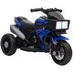 preview thumbnail 1 of 8, Kids Electric Ride-On Motorcycle with High-Traction Wheels, Bright Headlights, and Horn Blue