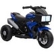 preview thumbnail 1 of 8, Toddler Ride-On Motorcycle with Triple-Wheel Design, Forward, Reverse Switch Blue