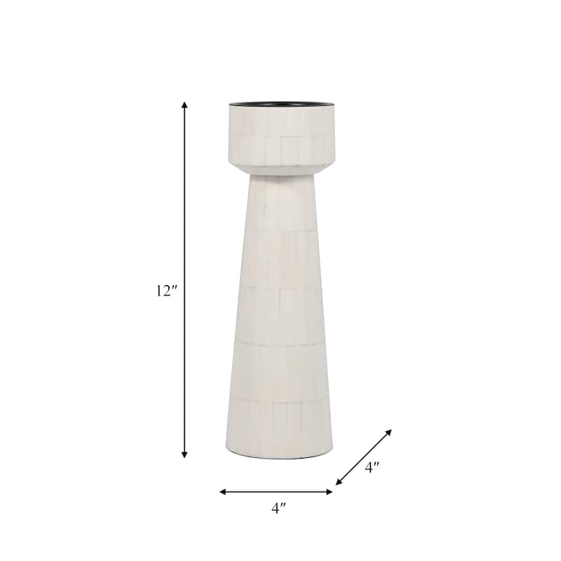 Sagebrook Home Elegant Resin Candle Holder - Enhance Your Home's Ambiance