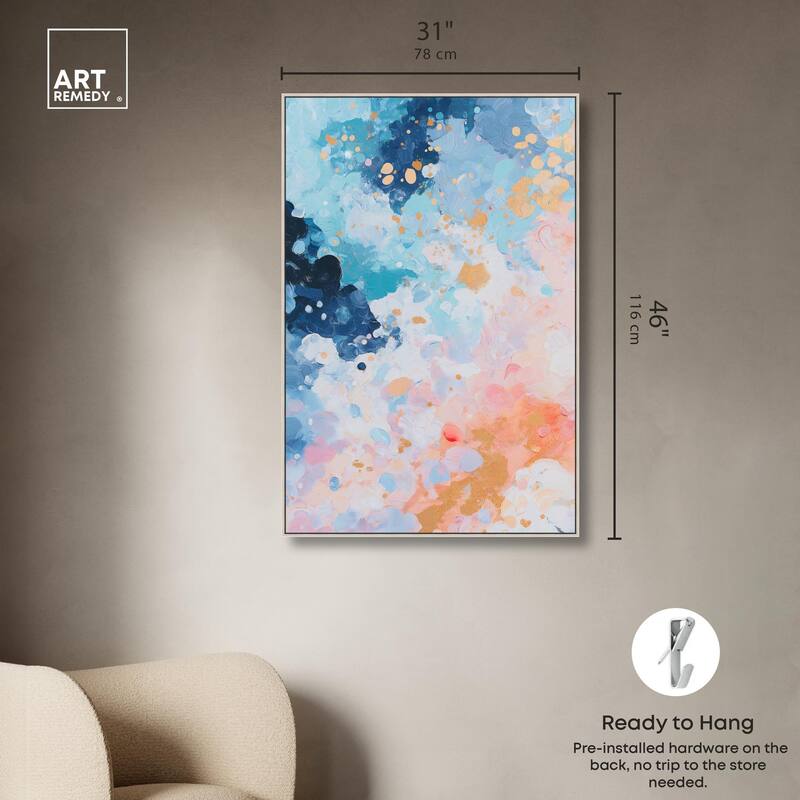 Vibrant Vortex Canvas by Art Remedy