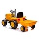 preview thumbnail 13 of 18, 12V Ride-On Tractor for Kids Ages 3-6, Electric Excavator with Detachable Trailer, Remote Control, Bright Headlight, and Music