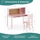 preview thumbnail 34 of 36, Guidecraft Kids' Media Desk and Chair Set