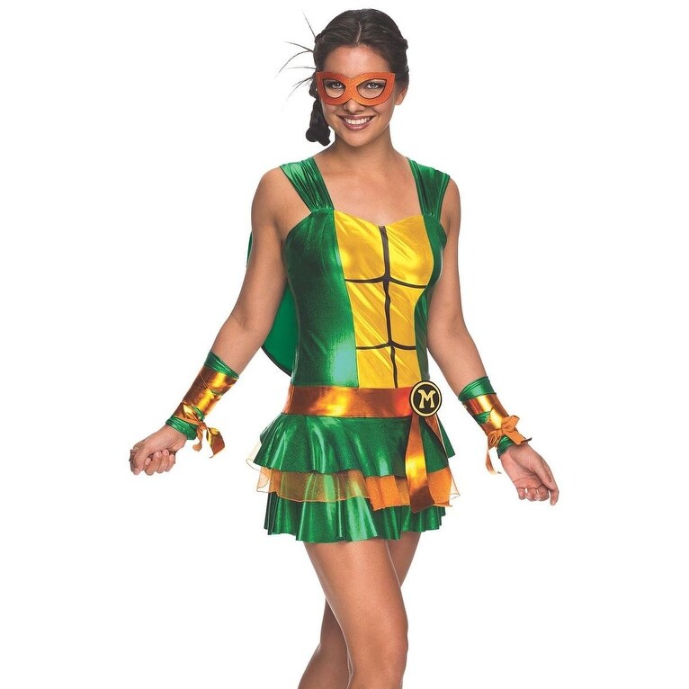 Shop Classic Tmnt Michelangelo Women S Costume Dress Overstock 13725924 L