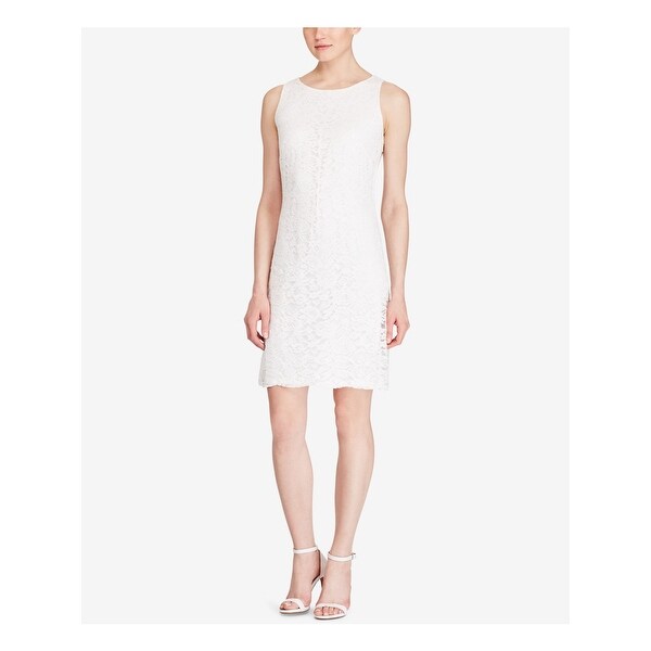 womens white sleeveless dress
