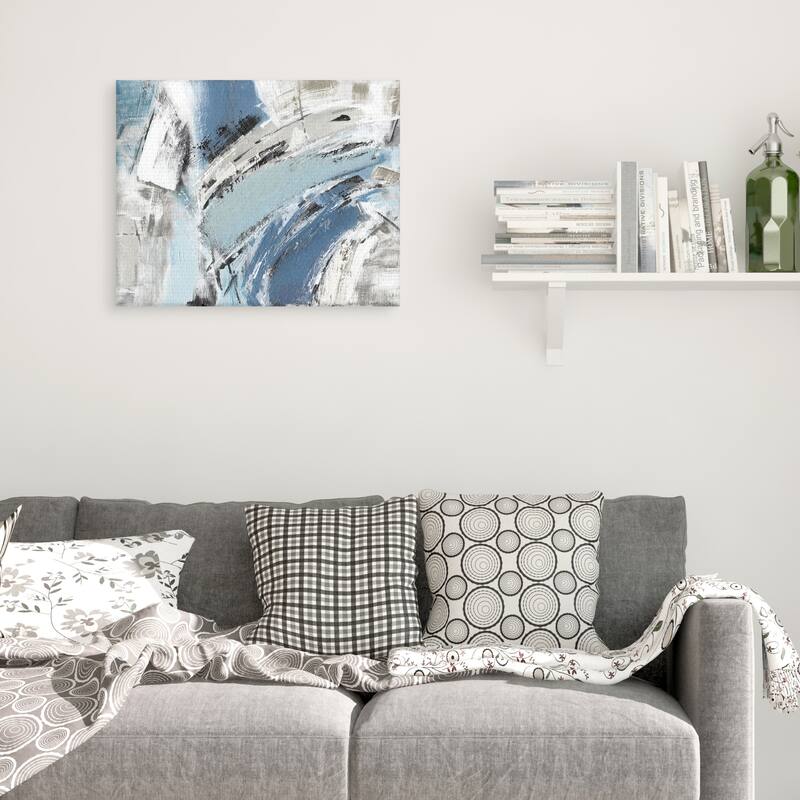 Blue Mykonos by Judith Shapiro Canvas Art Print