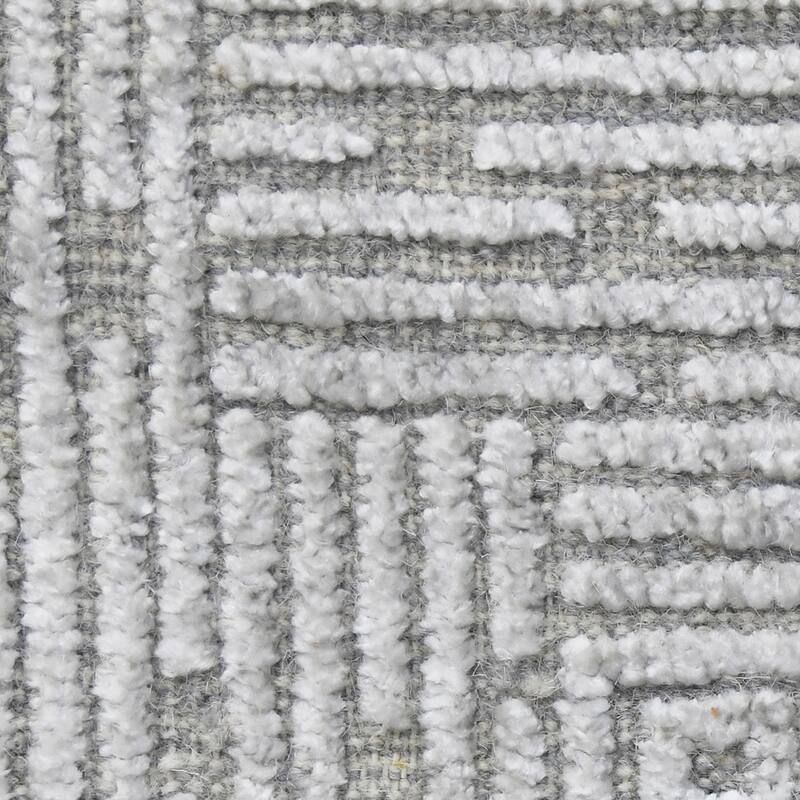 Quartz Desoto Modern & Contemporary Geometric Hand-Knotted Area Rug