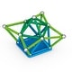 preview thumbnail 4 of 6, Geomag Classic Magnetic Building Set, Green Line Color, 60 Pieces