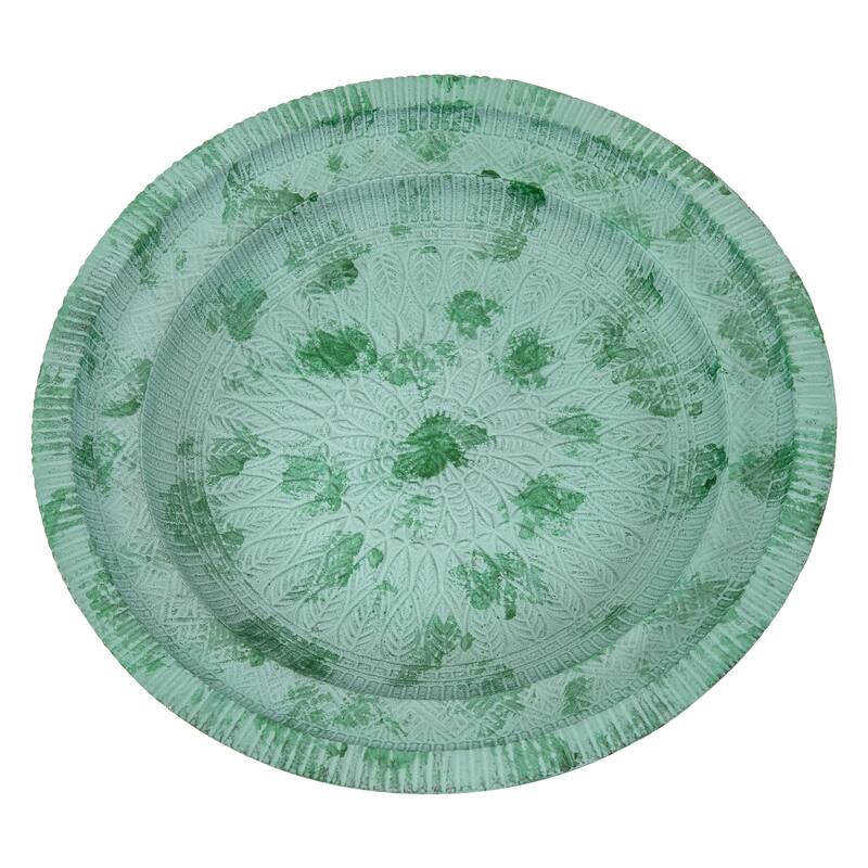 Sunnydaze Backyard Beauty Metal Bird Bath - 18" H