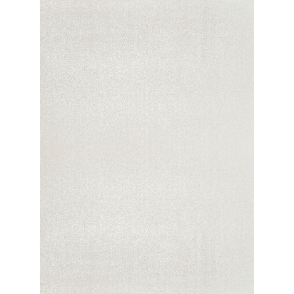 JONATHAN Y Fawning Classic Solid Low-Pile Machine-Washable Terra Area Rug
