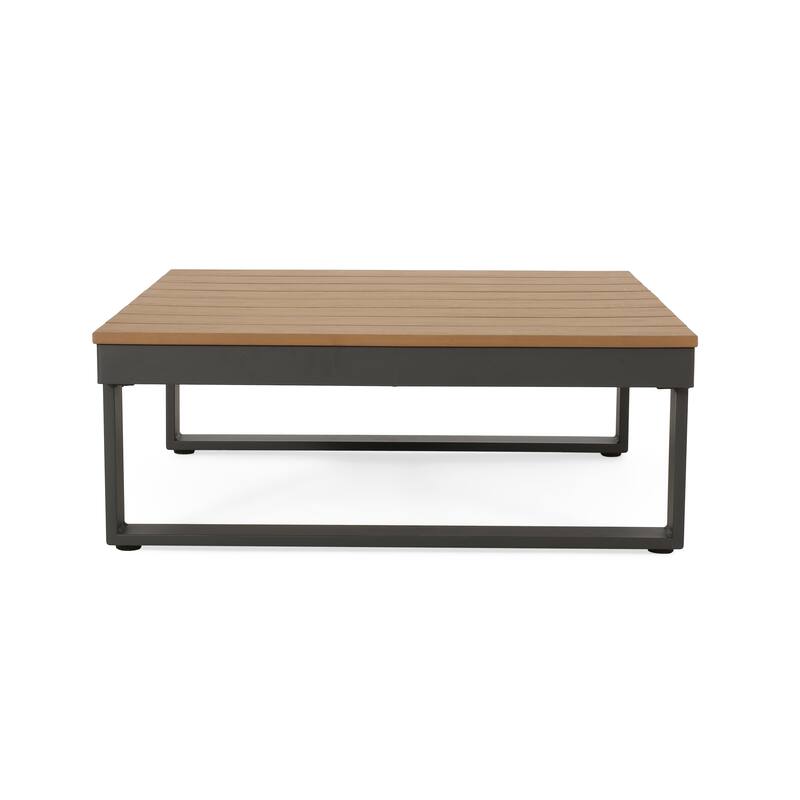 Roomfitters 5-Seater Outdoor Sofa Set, Weather-Resistant Cushioned Patio Seating, Modern Metal Frame