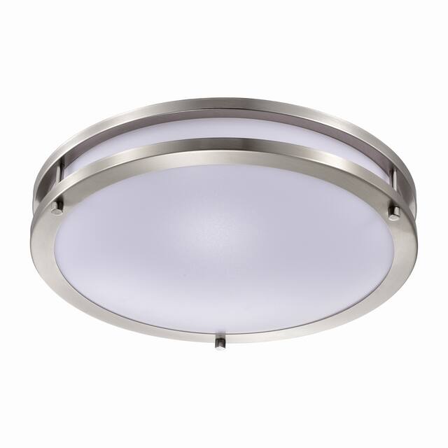 Dimmable LED Flush Mount Ceiling Light Selectable 3000K/4000K/5000K