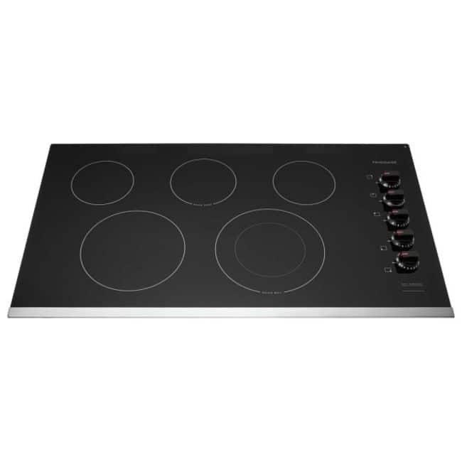 Frigidaire 36 Inch Wide 5 Burner Electric Cooktop - Stainless