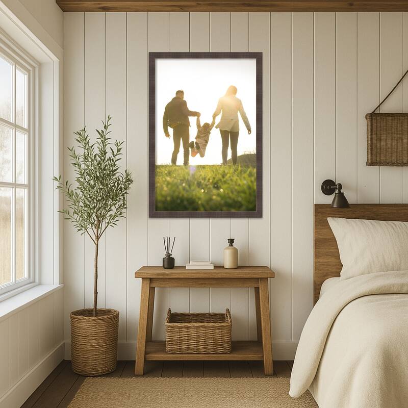 Whiskey Brown Rustic Framed Picture Frame, Photo Frame