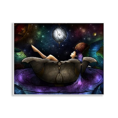 Stupell Bathing Under Moonlight Wall Plaque Art Design By Mandie Manzano