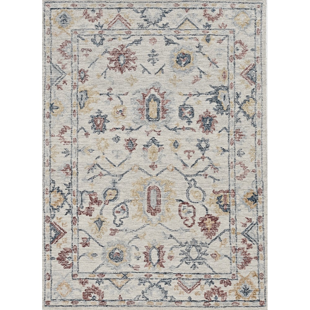 Copper Grove Rodan Hand-Tufted Floral Scroll Rug