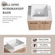 preview thumbnail 61 of 62, Beingnext 24"/30" Single Bathroom Vanity with Sink, Floating Bathroom Vanity with 2 Soft Close Doors