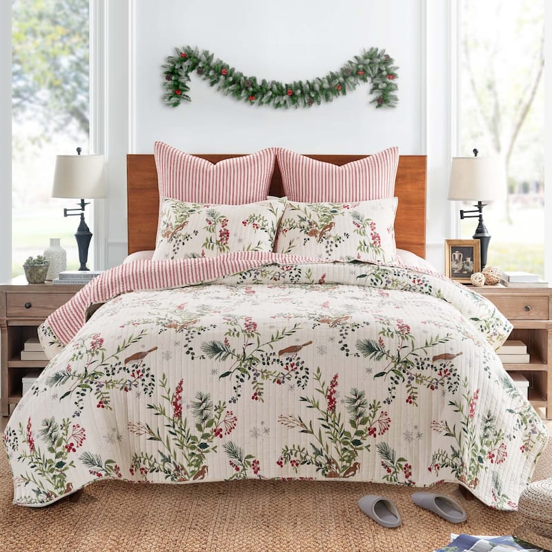 Winterberry Forest Full/Queen Quilt Set - Levtex Home