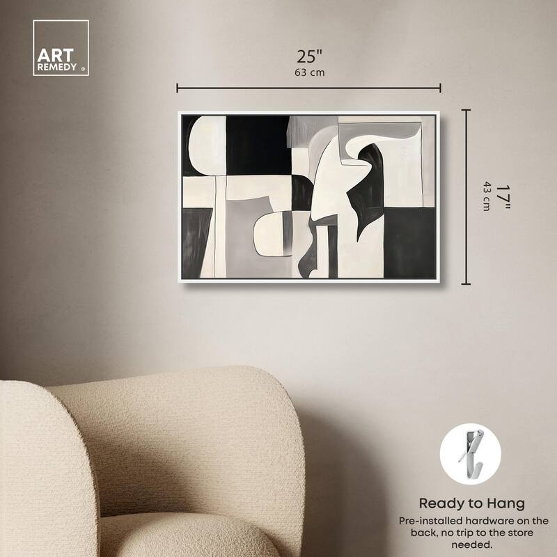 Shadow Play II Canvas by Art Remedy