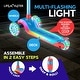 preview thumbnail 39 of 52, 3-Wheel Kids Scooter with Multi-Color Lights on Deck & Wheels – 5-Height Adjustable Handlebar,