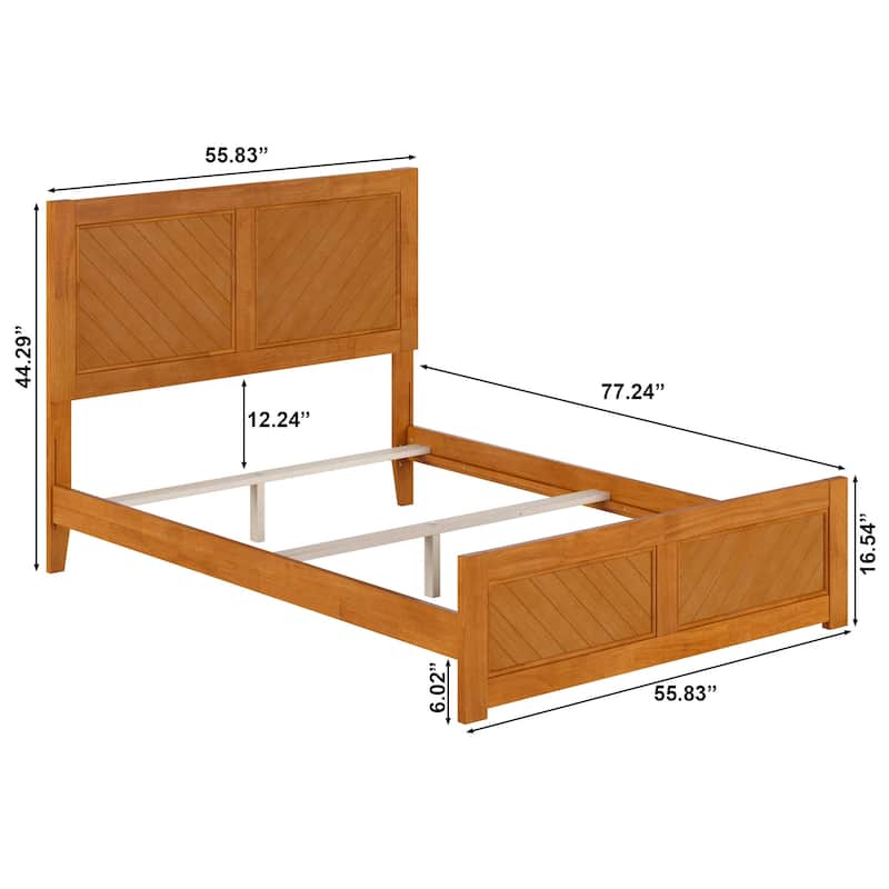 Canyon Foundation Bed Frame with Matching Footboard