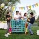 preview thumbnail 7 of 8, Gymax Jumbo 4-to-Score Game Set Giant 4 in A Row Kids Adults w/ 42