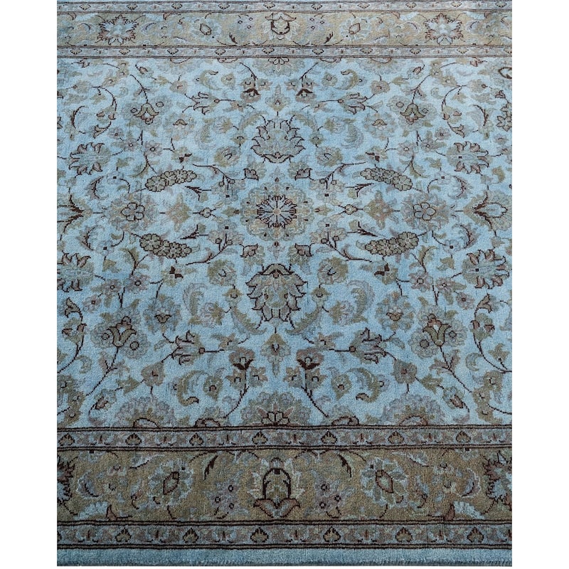Overdyed, One-of-a-Kind Hand-Knotted Area Rug - Gray - 3' 2" x 5' 2"