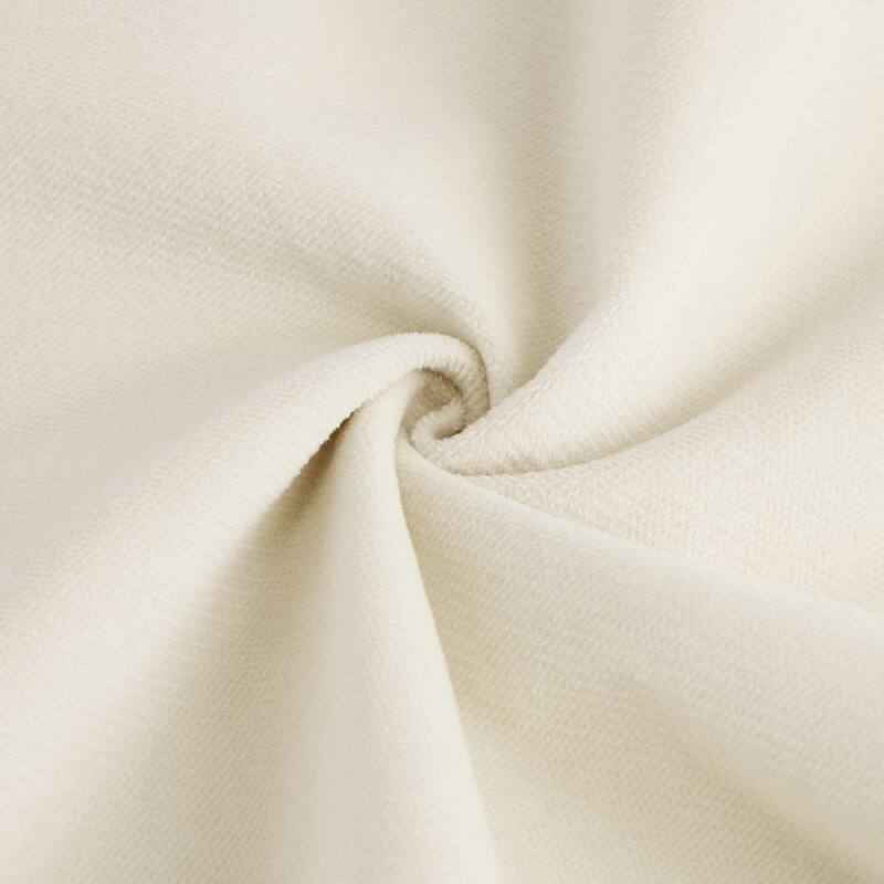 GDFStudio - Velvet 4-Seater 166" Cloud Modular Sectional Couch with Ottoman