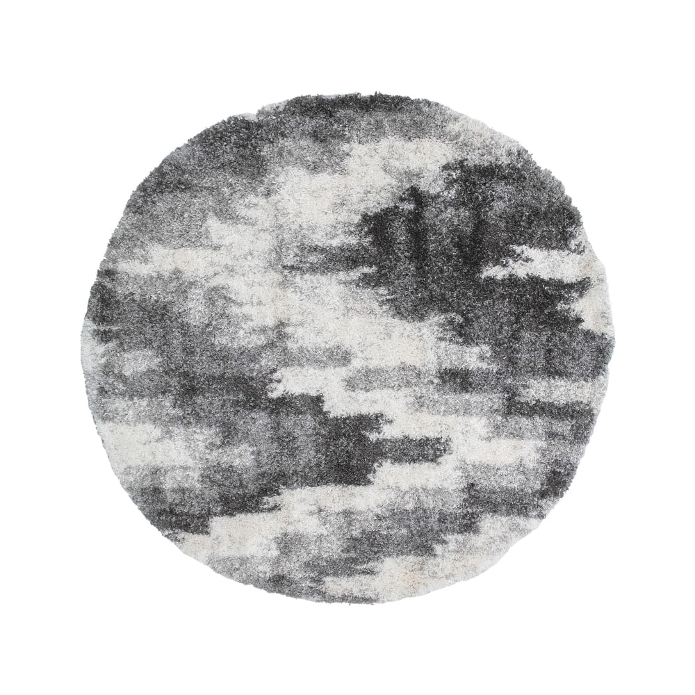 Noori Rug Lux Emma Casual Ikat Pattern 2-inch Thick Shag Rug