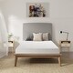 preview thumbnail 1 of 8, 6 Inches Gel Memory Foam Mattress, Queen Size Mattress Medium - Queen - White