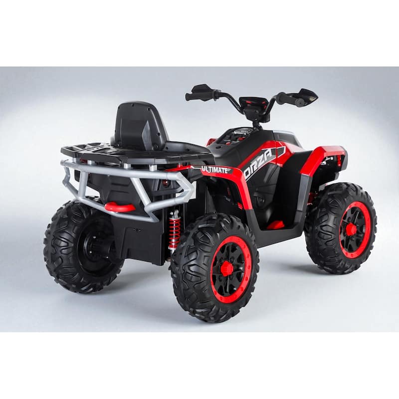24V 4WD Kids Electric ATV 4 Wheeler with 2-Seater, 4x200W Motors, Bluetooth, EVA Foam Tires, Suspension & 6MPH Max Speed