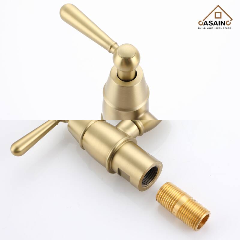 1.8 GPM Vintage Wall Mounted Pot Filler Kitchen Sink Faucet