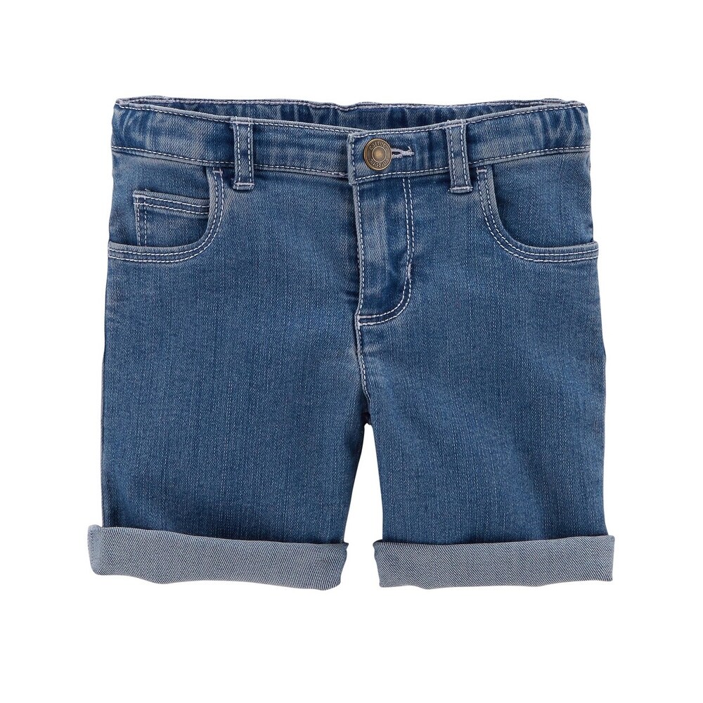 girls stretch denim shorts