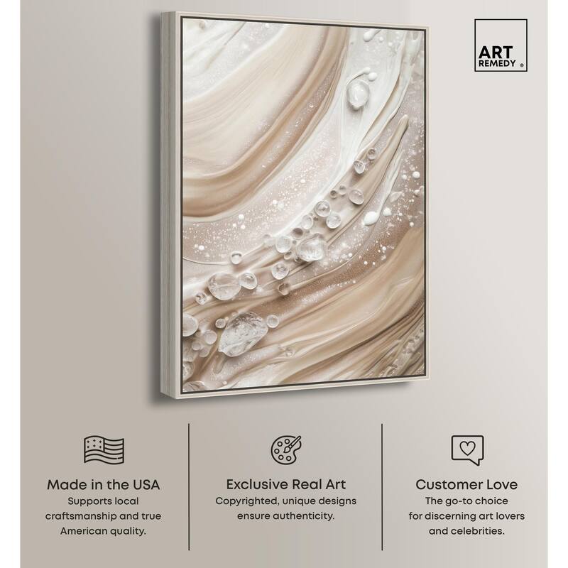 Viscous Veils II Canvas by Art Remedy
