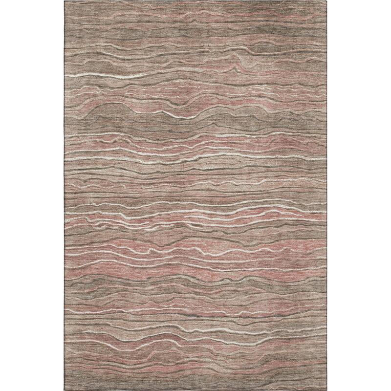Premium Washable Super Soft Contemporary Stripe Mayfield Rug