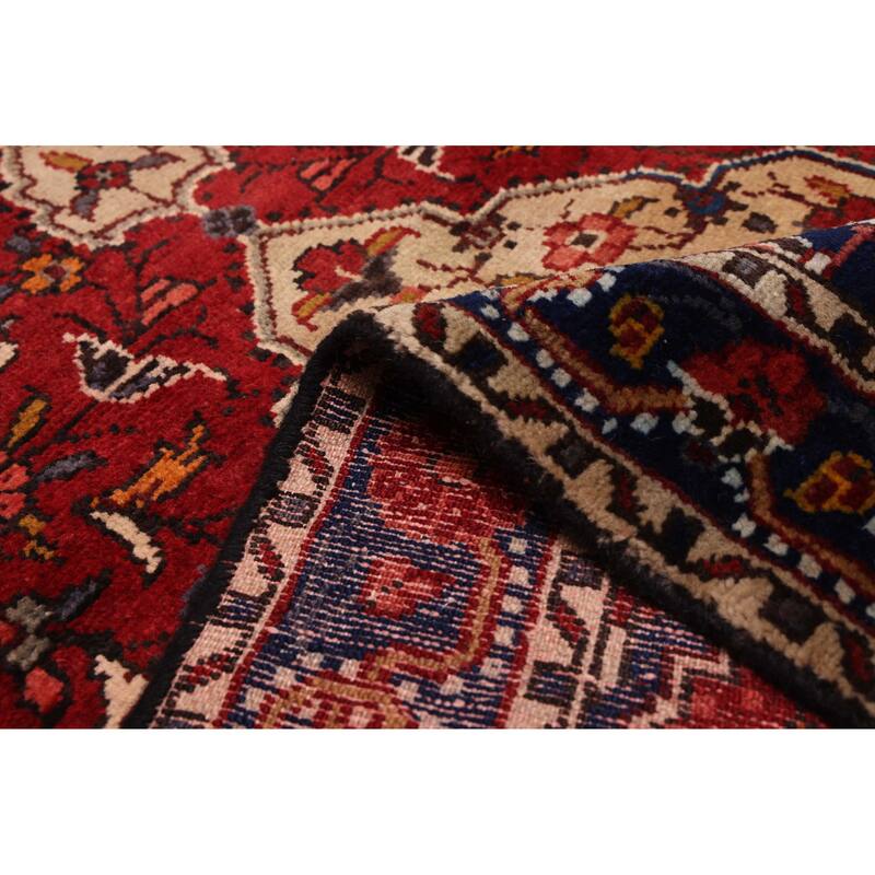 ECARPETGALLERY Hand-knotted Andelz Dark Red Wool Rug - 3'11 x 11'8