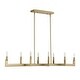 preview thumbnail 3 of 9, Uttermost Cordoba 8 Light Linear Chandelier - 51.5"W x 14.25"D x 8.5"H