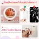 preview thumbnail 10 of 18, Gymax Kids Vanity Table Set w/ Lighted LED Mirror Princess Dressing
