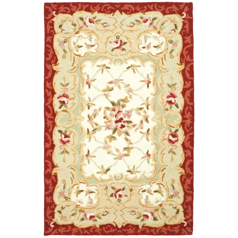 SAFAVIEH Handmade Chelsea Nour French Country Wool Rug