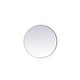 preview thumbnail 109 of 186, Carson Carrington Labbemala Metal Frame Round Mirror