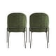preview thumbnail 21 of 31, Christopher Knight Home - Marden Modern Upholstered Dining Chair Set with Curved High Back - Set of 2