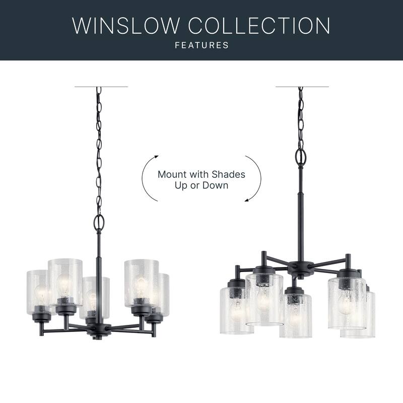 Kichler Lighting Winslow 5-light Black Chandelier