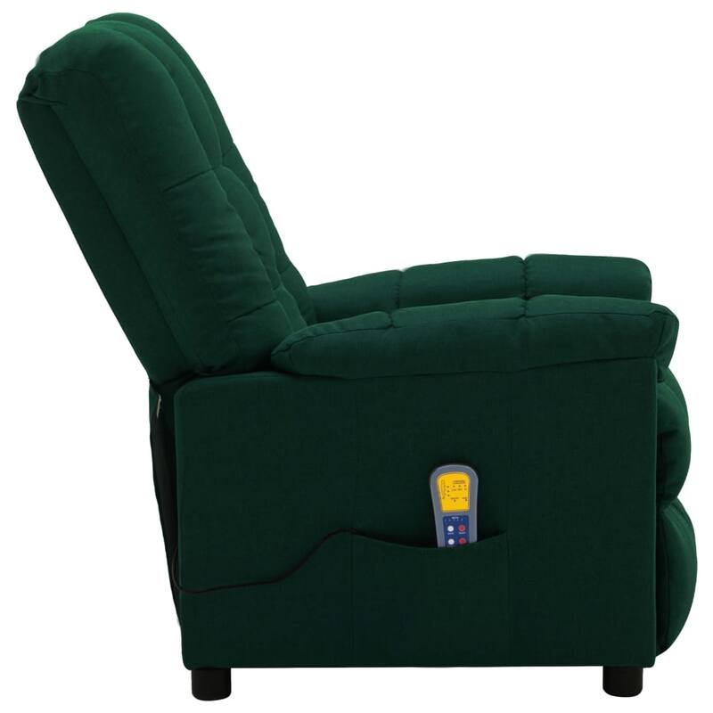 vidaXL Massage Recliner Electric Massaging Recliner Chair for Elderly Fabric - 29.1" x 39" x 40.2"
