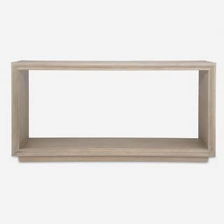 Uttermost 24757 Prism 60" Wide Oak Veneer Console Table