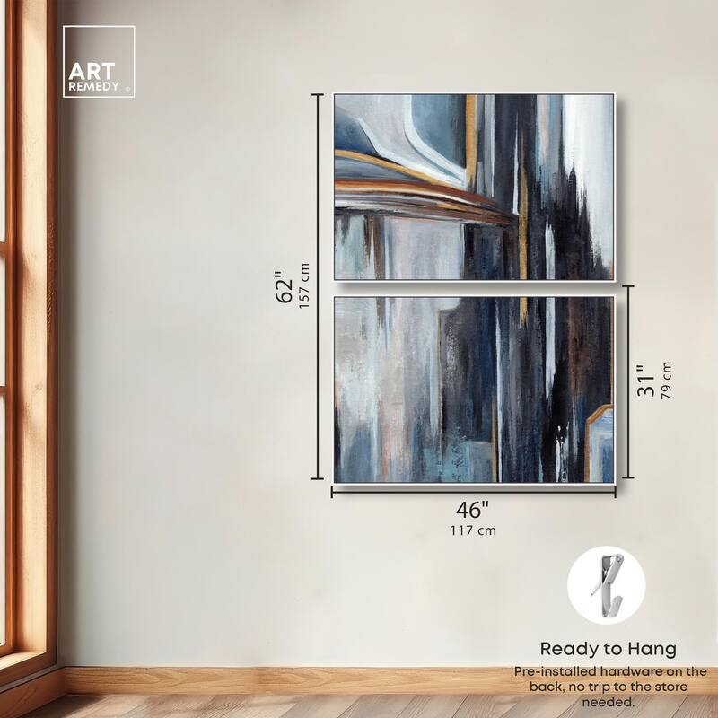 Aftereffect Canvas Set of 2 by Art Remedy
