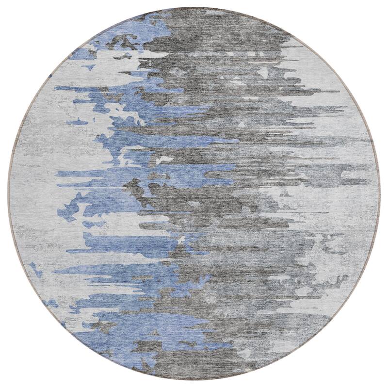 HomeRoots Abstract Transitional Rectangle Outdoor Rug
