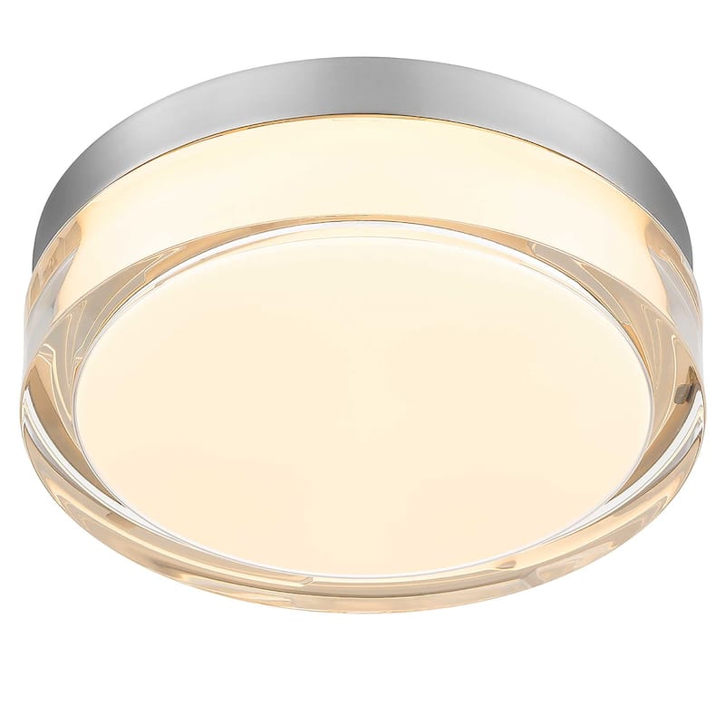 9 Inch LED Flush Mount Light Acrylic Diffuser Dimmable 1500 Lumens