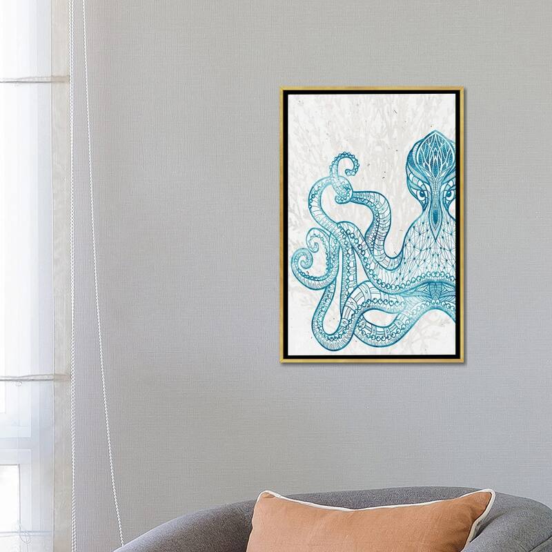 iCanvas "Sea Creature II" by Kimberly Allen Framed
