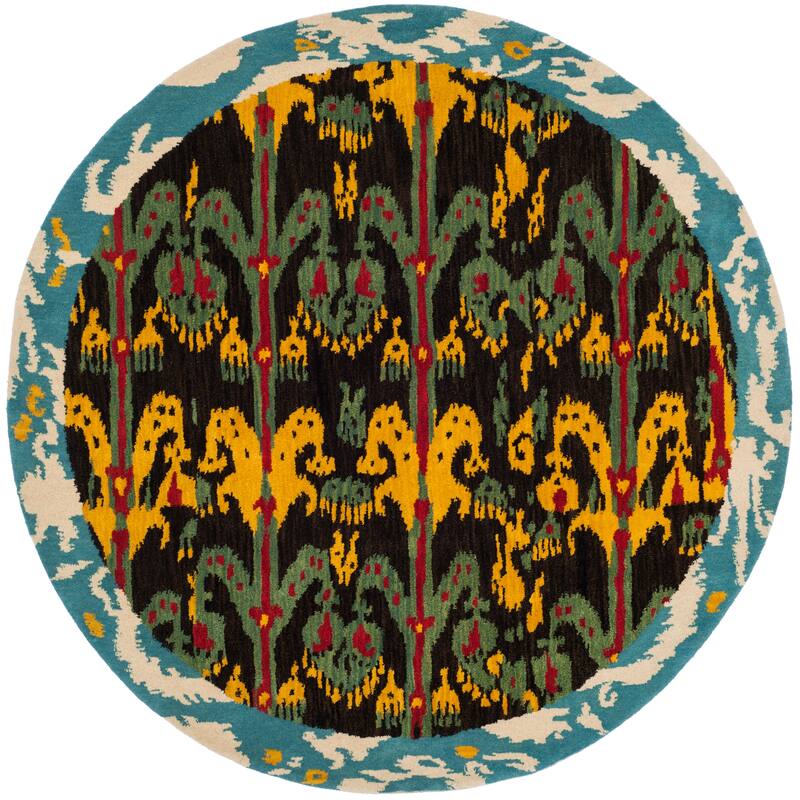 SAFAVIEH Handmade Ikat Krete Modern Wool Rug
